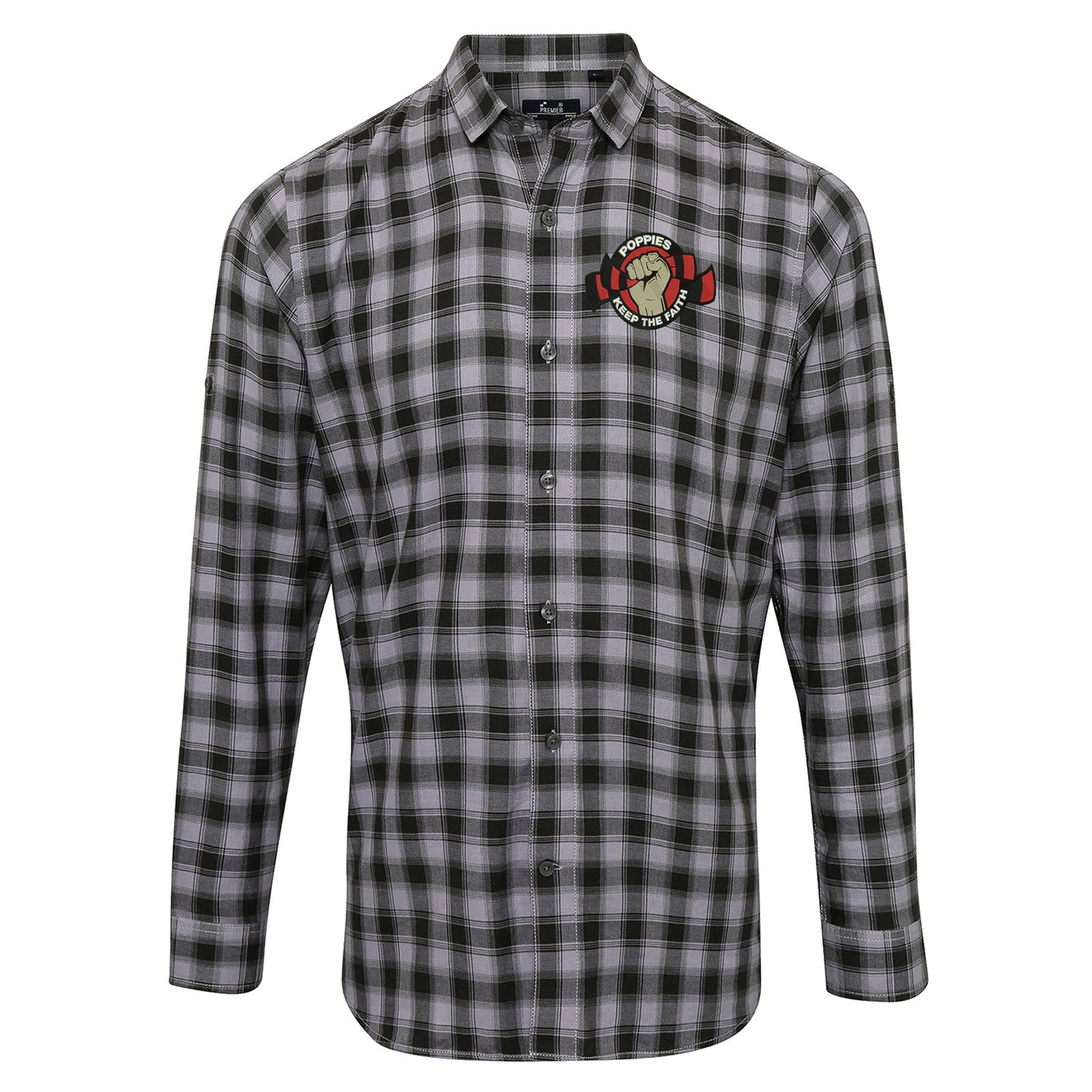 Kettering Town FC Check Long Sleeve Shirt