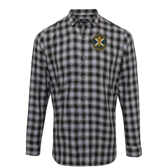 Scotland World Cup 2026 Check Long Sleeve Shirt 