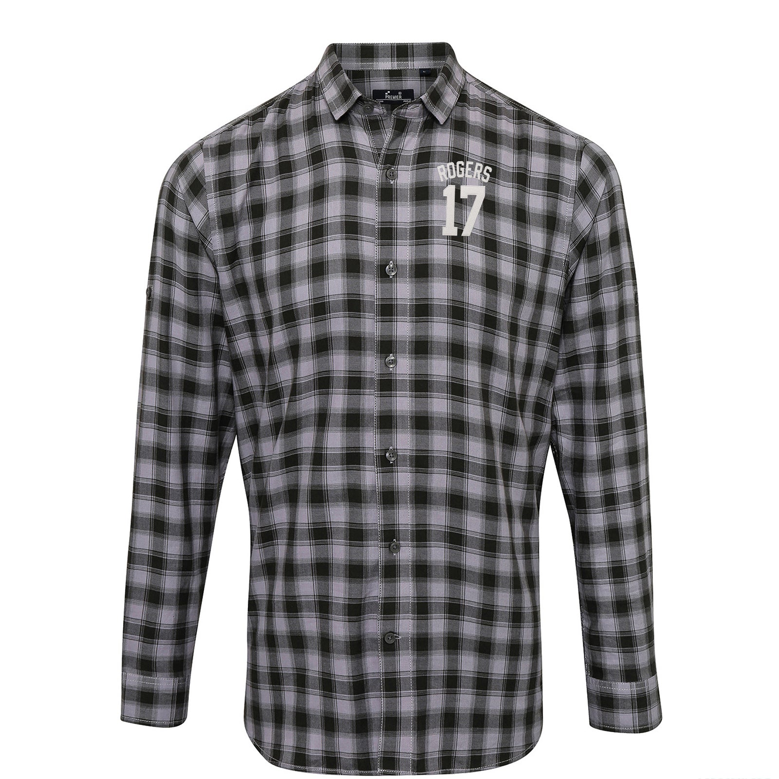 Morgan Rogers Chelsea Football Check Long Sleeve Shirt