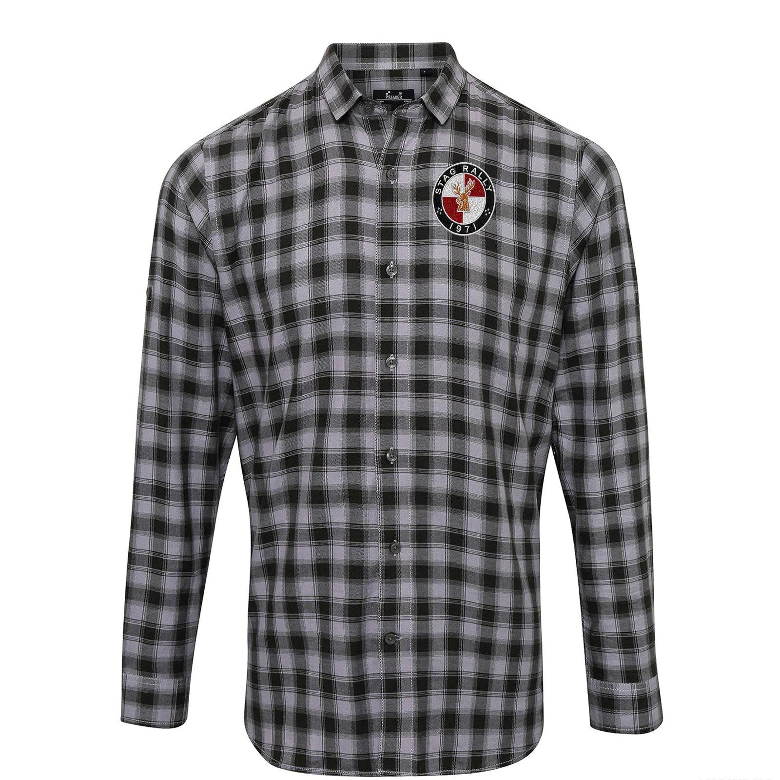 Stag Rally 1971 Check Long Sleeve Shirt