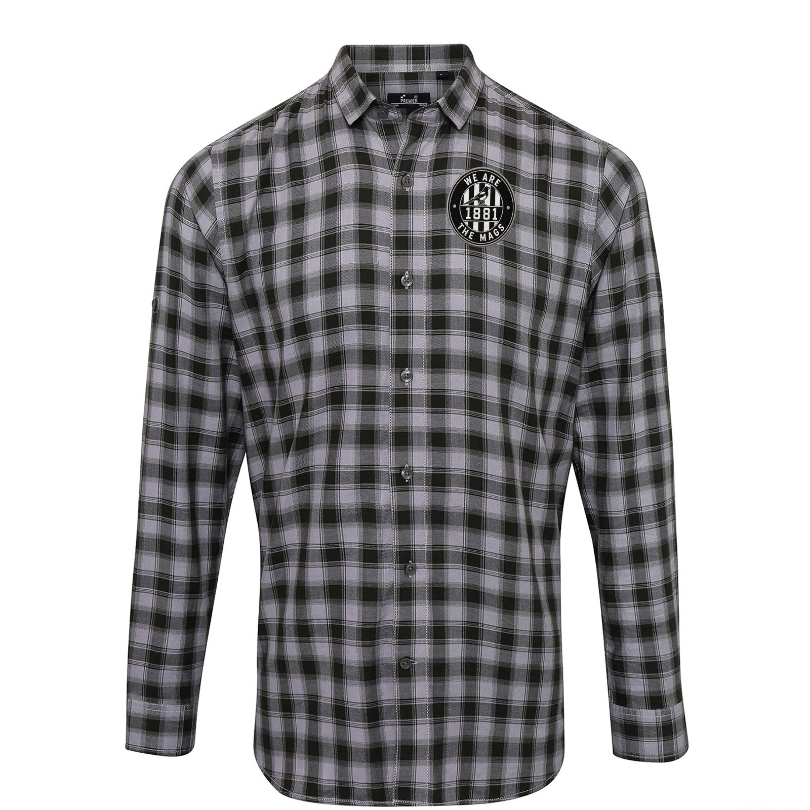 We Are The Mags Newcastle Football Check Long Sleeve Shirt 