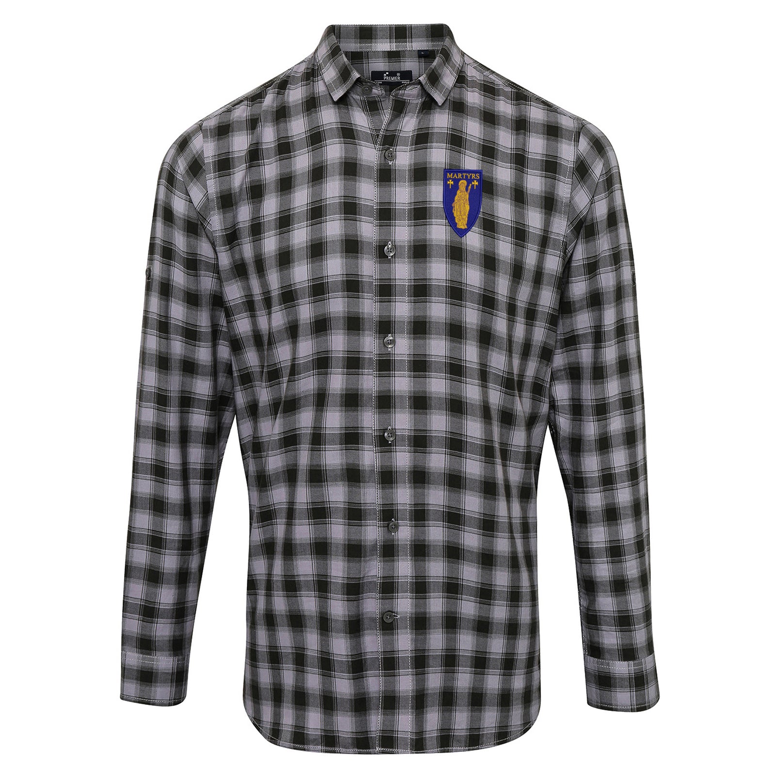 Retro Merthyr Tydfil Check Long Sleeve Shirt