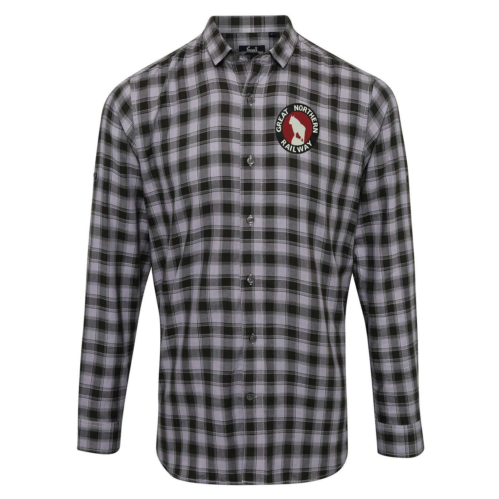Great Northern Railway Check Long Sleeve Shirt 