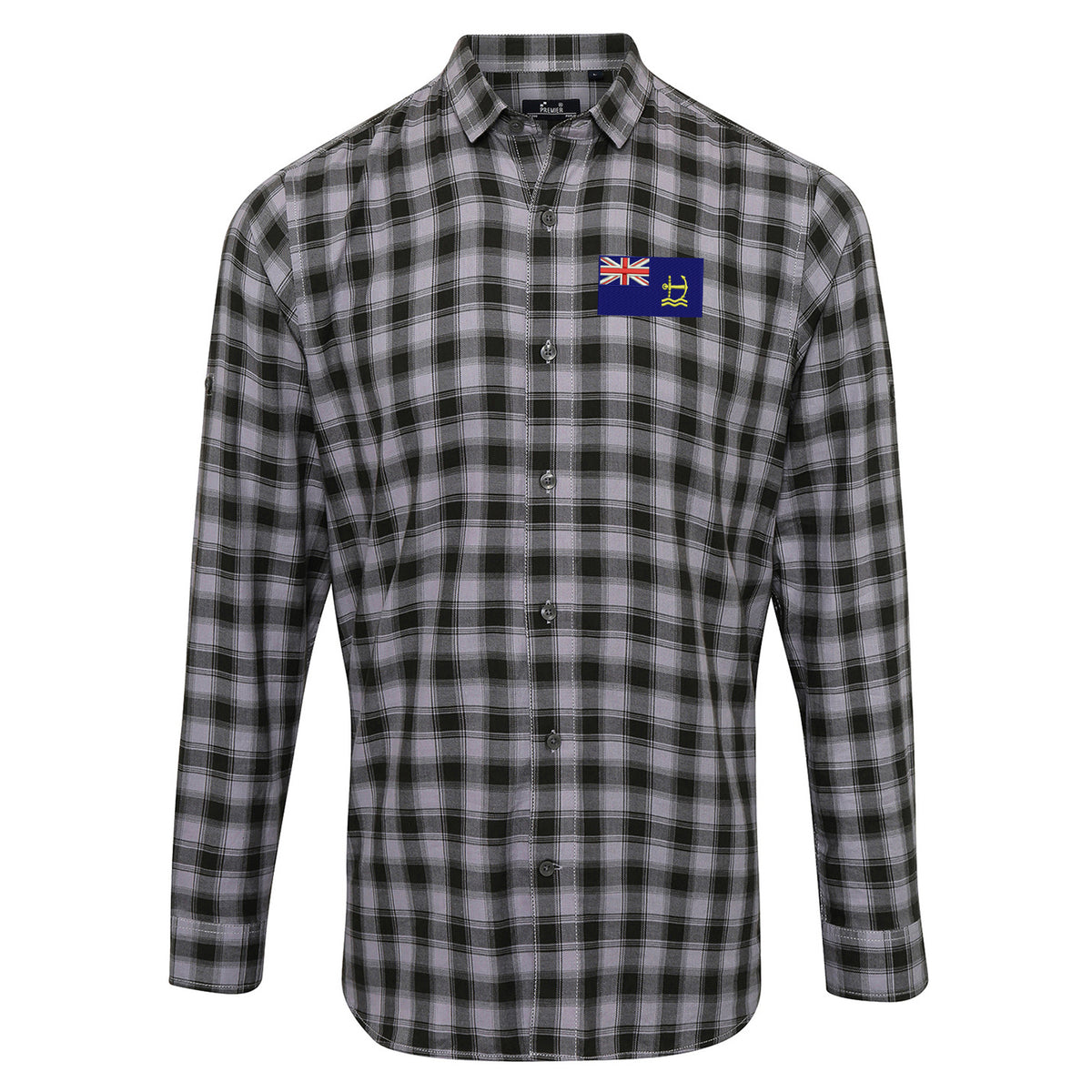 Royal Maritime Auxiliary Service Long Sleeve Mulligan Check Shirt