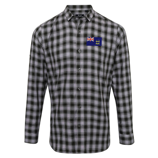 Royal Maritime Auxiliary Service Long Sleeve Mulligan Check Shirt