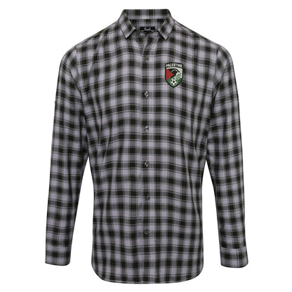 Palestine Football Check Long Sleeve Shirt 