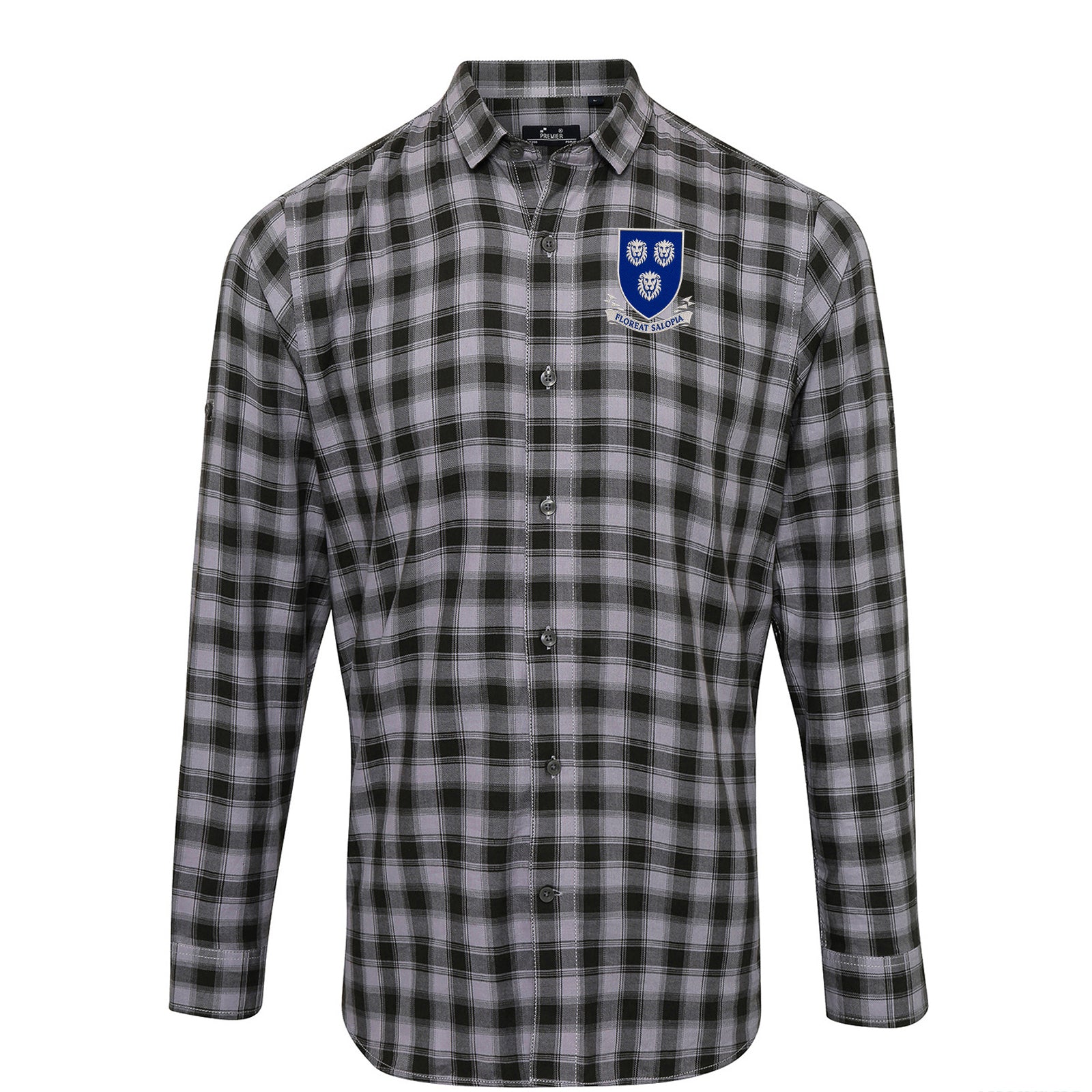 Classic Shrewsbury Town Football Check Long Sleeve Shirt
