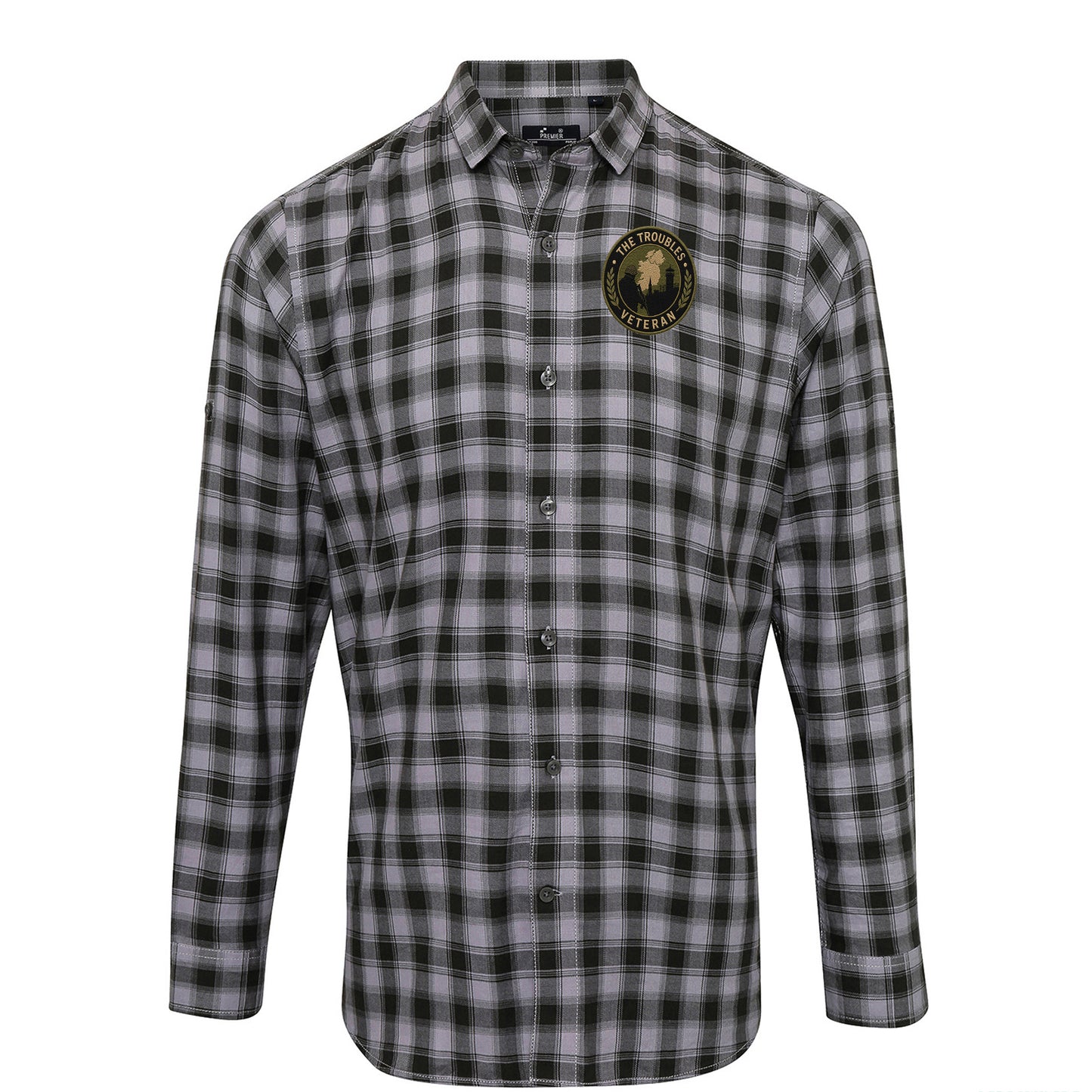 The Troubles Northern Ireland Check Long Sleeve Shirt 