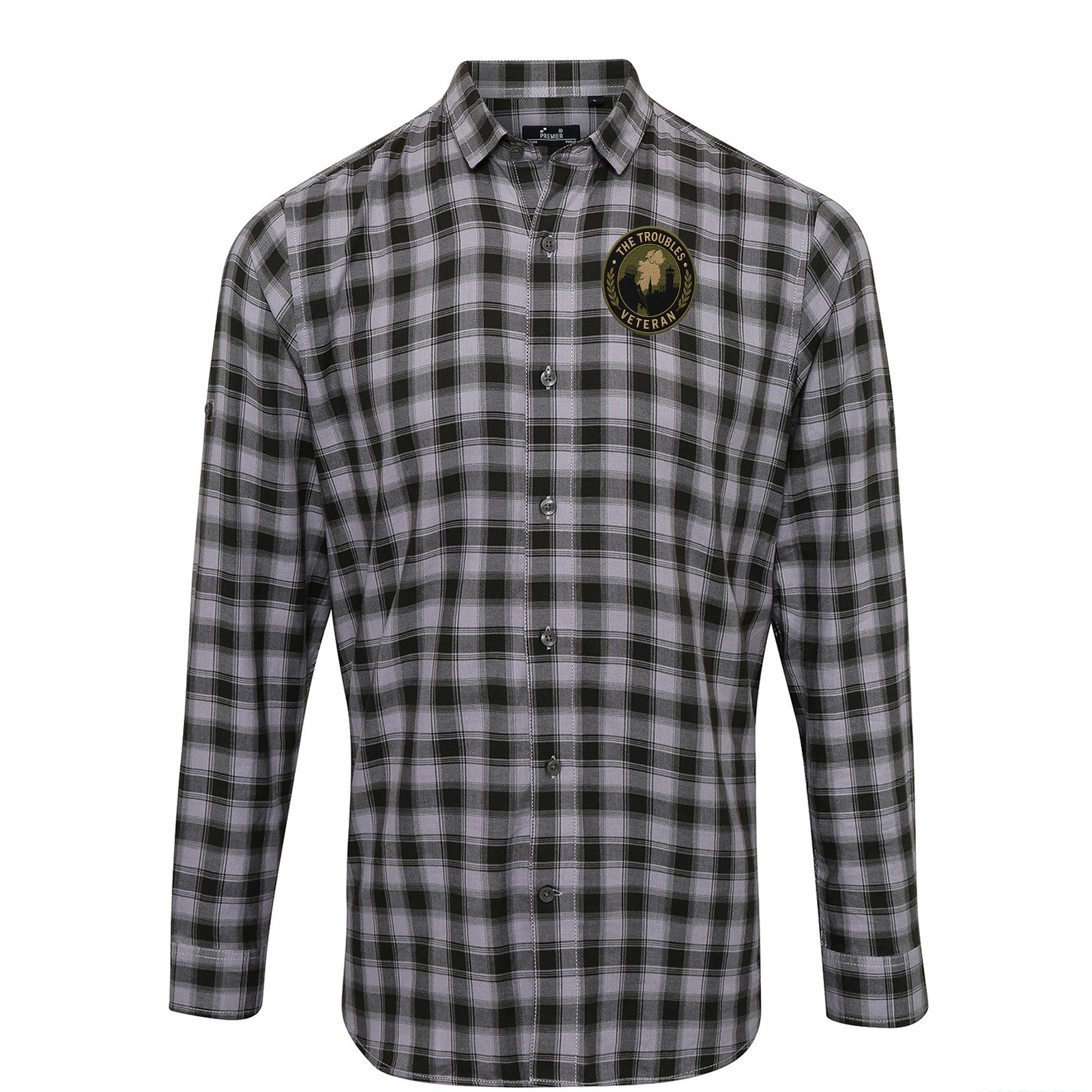 The Troubles Northern Ireland Check Long Sleeve Shirt 