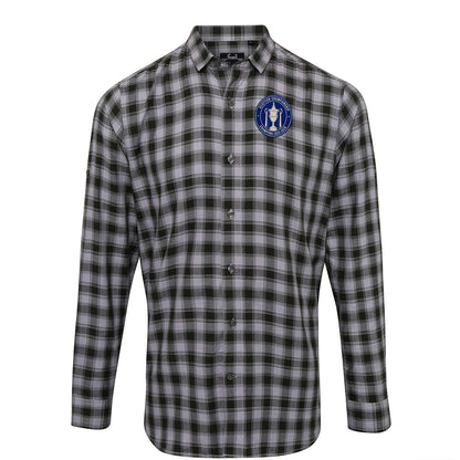 St Johnstone Scottish Champions 2025-2026 Check Long Sleeve Shirt 