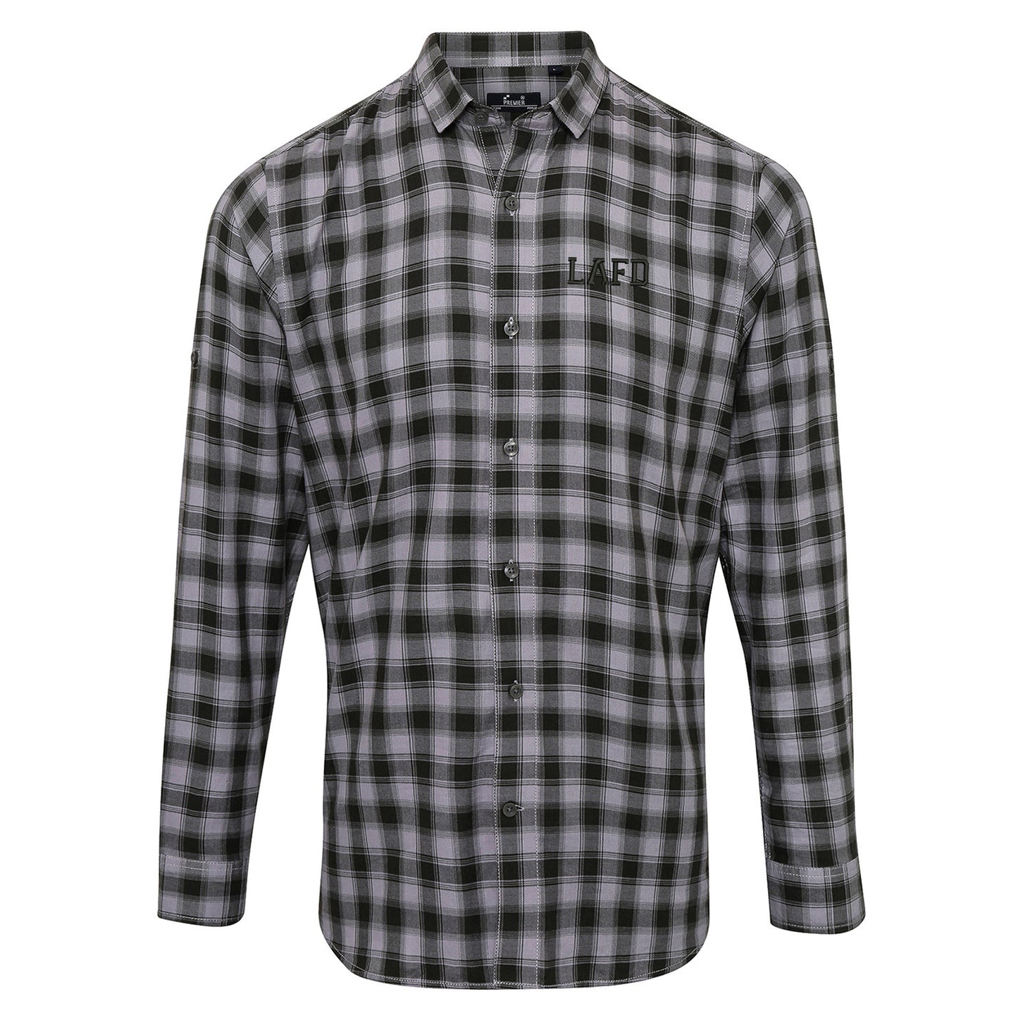 Fighters Embroidered Check Long Sleeve Shirt