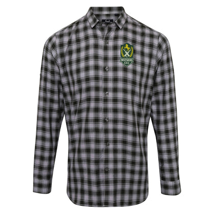 Wiltshire County Cricket Club Check Long Sleeve Shirt