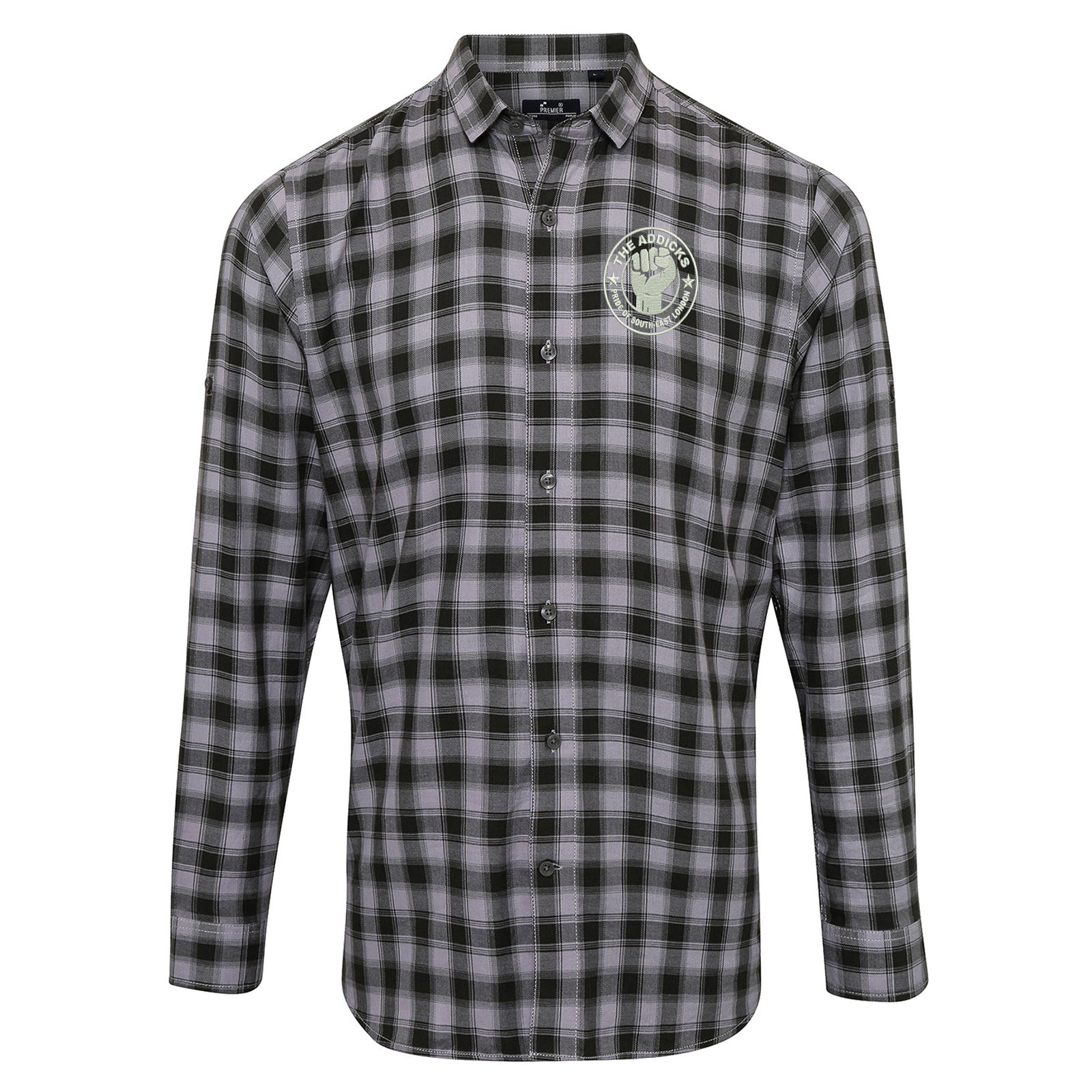 Charlton Athletic Football Check Long Sleeve Shirt