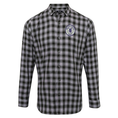 Classic Millwall Football Check Long Sleeve Shirt