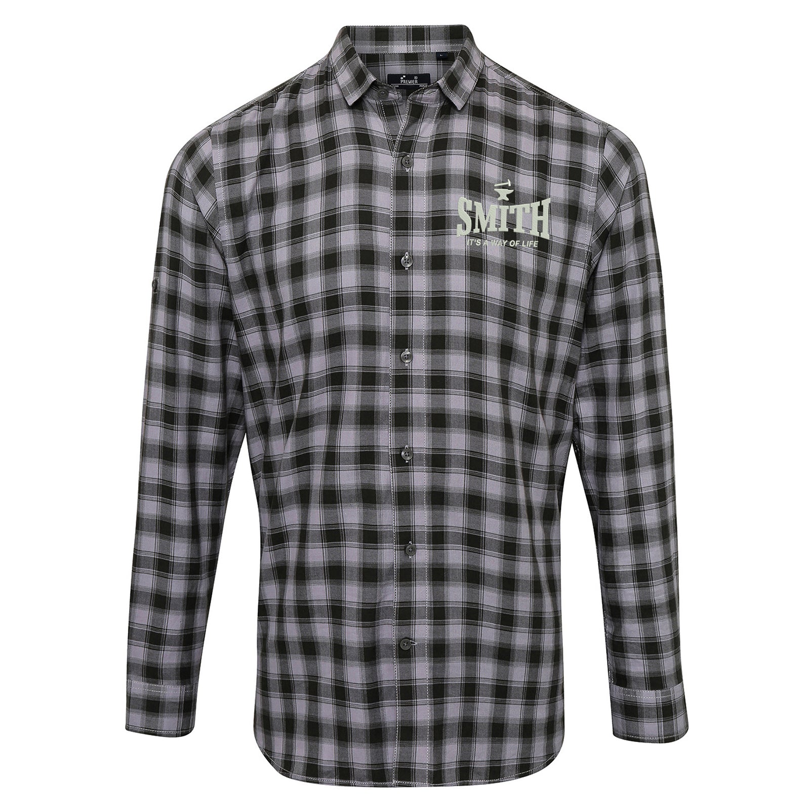 Smith Embroidered Check Shirt
