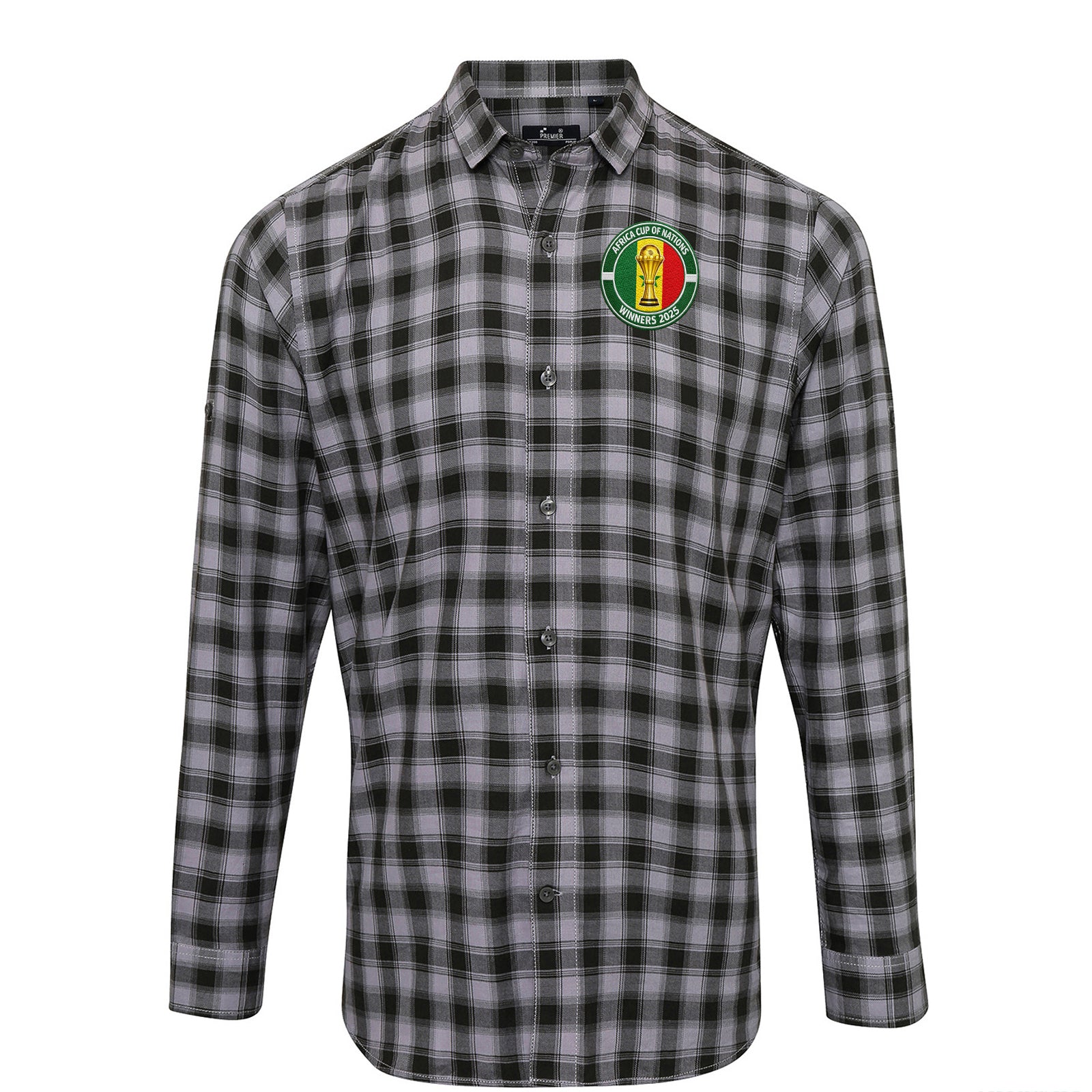 Senegal AFCON Winners 2025 Check Long Sleeve Shirt