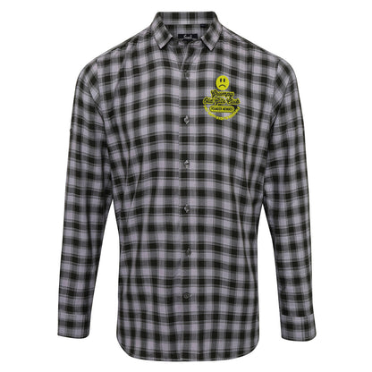 Grumpy Old Gits Club Founder Member Embroidered Long Sleeve Mulligan Check Shirt