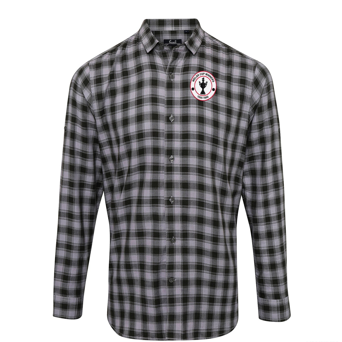 Vintage Hereford United Check Long Sleeve Shirt 