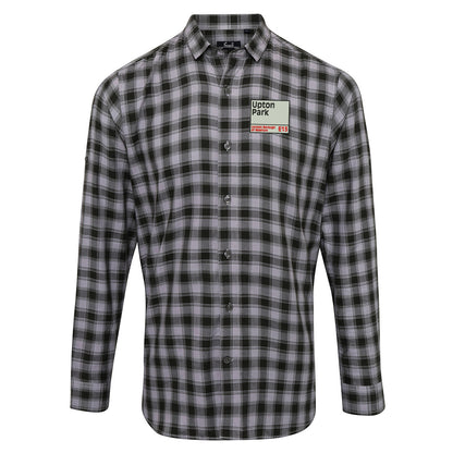 West Ham Upton Park Check Long Sleeve Shirt