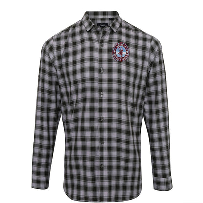 Knees Up Mother Brown West Ham KUMB Check Long Sleeve Shirt