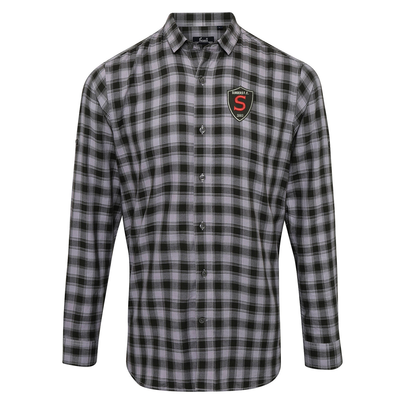 Retro Singers FC Check Long Sleeve Shirt