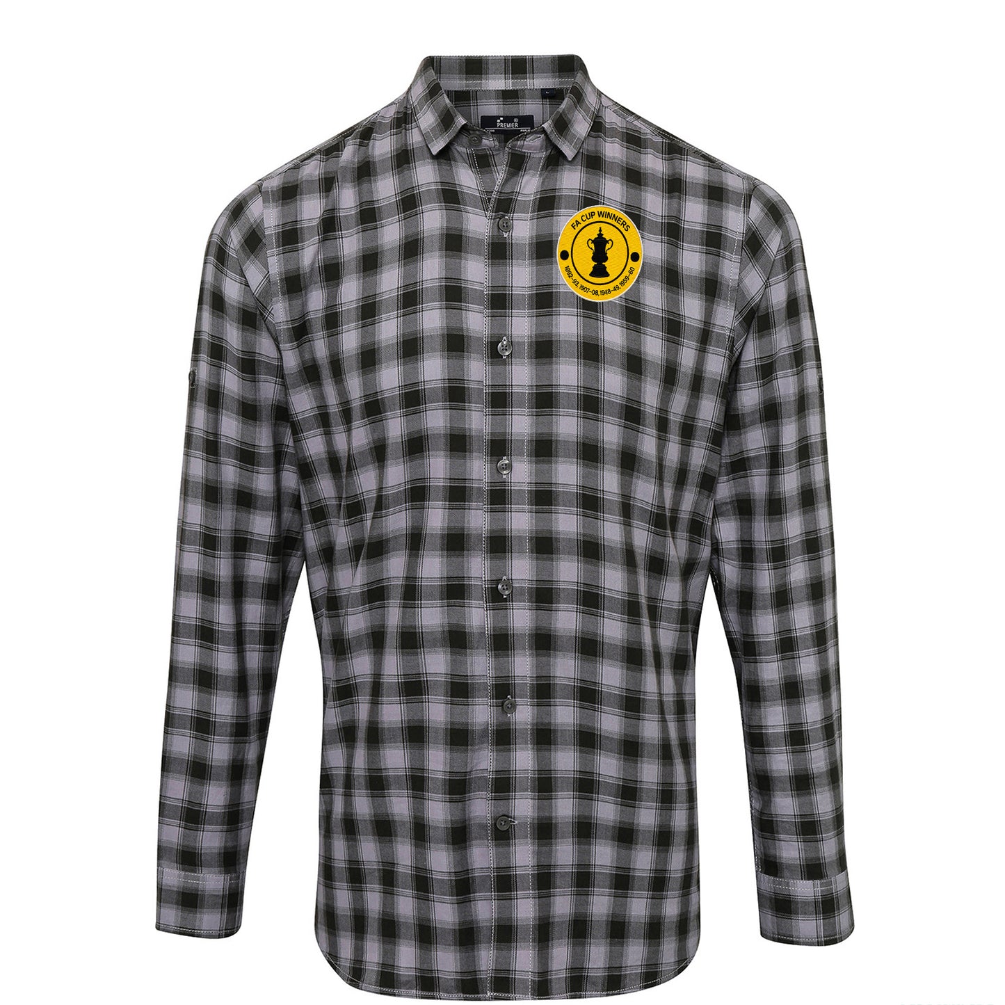 Wolves FA Cup Winners Check Long Sleeve Shirt