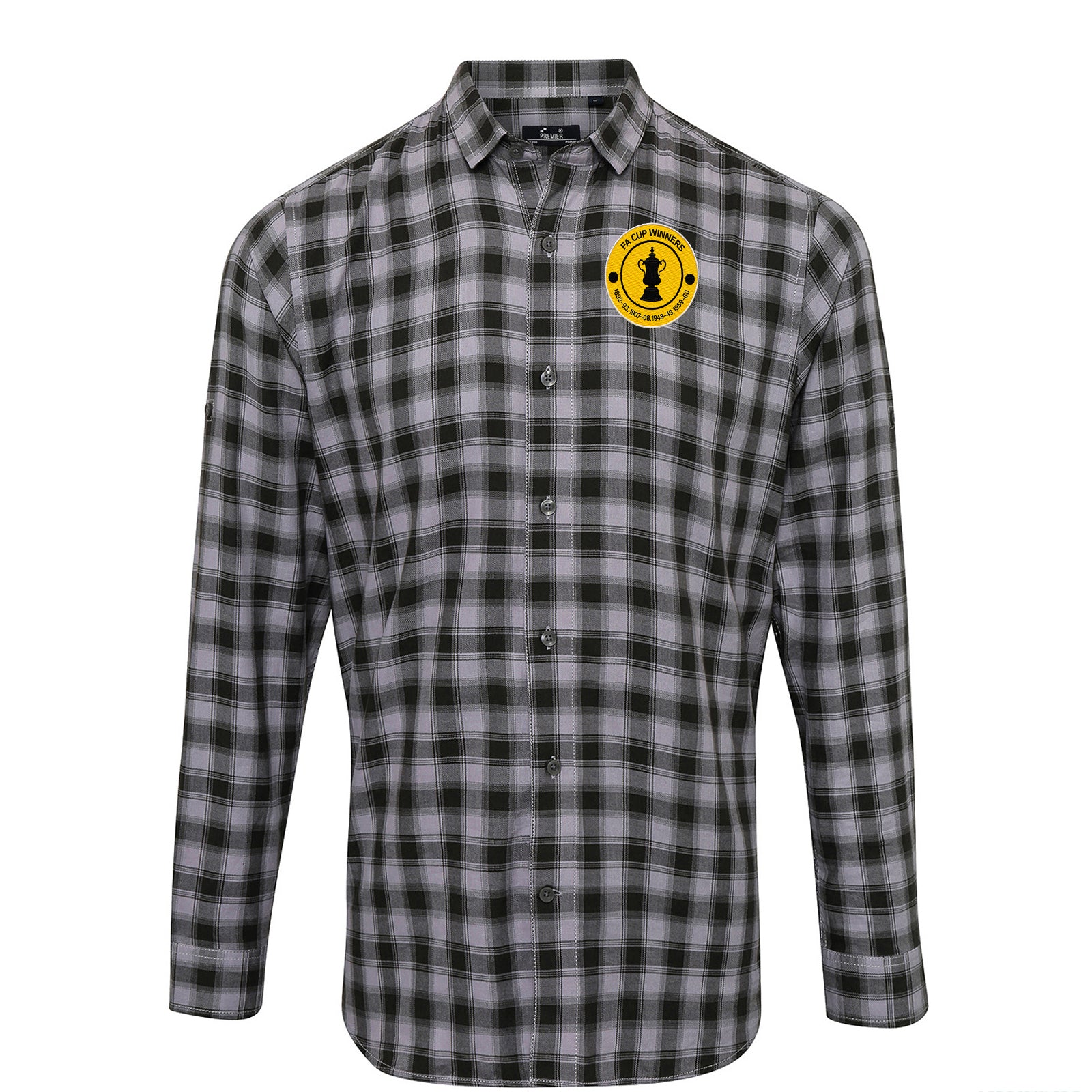 Wolves FA Cup Winners Check Long Sleeve Shirt