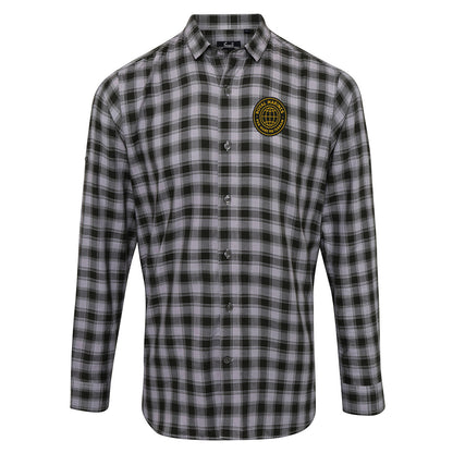 Royal Marines Veterans Check Long Sleeve Shirt