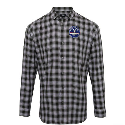 Grey Goose Vodka Check Long Sleeve Shirt 