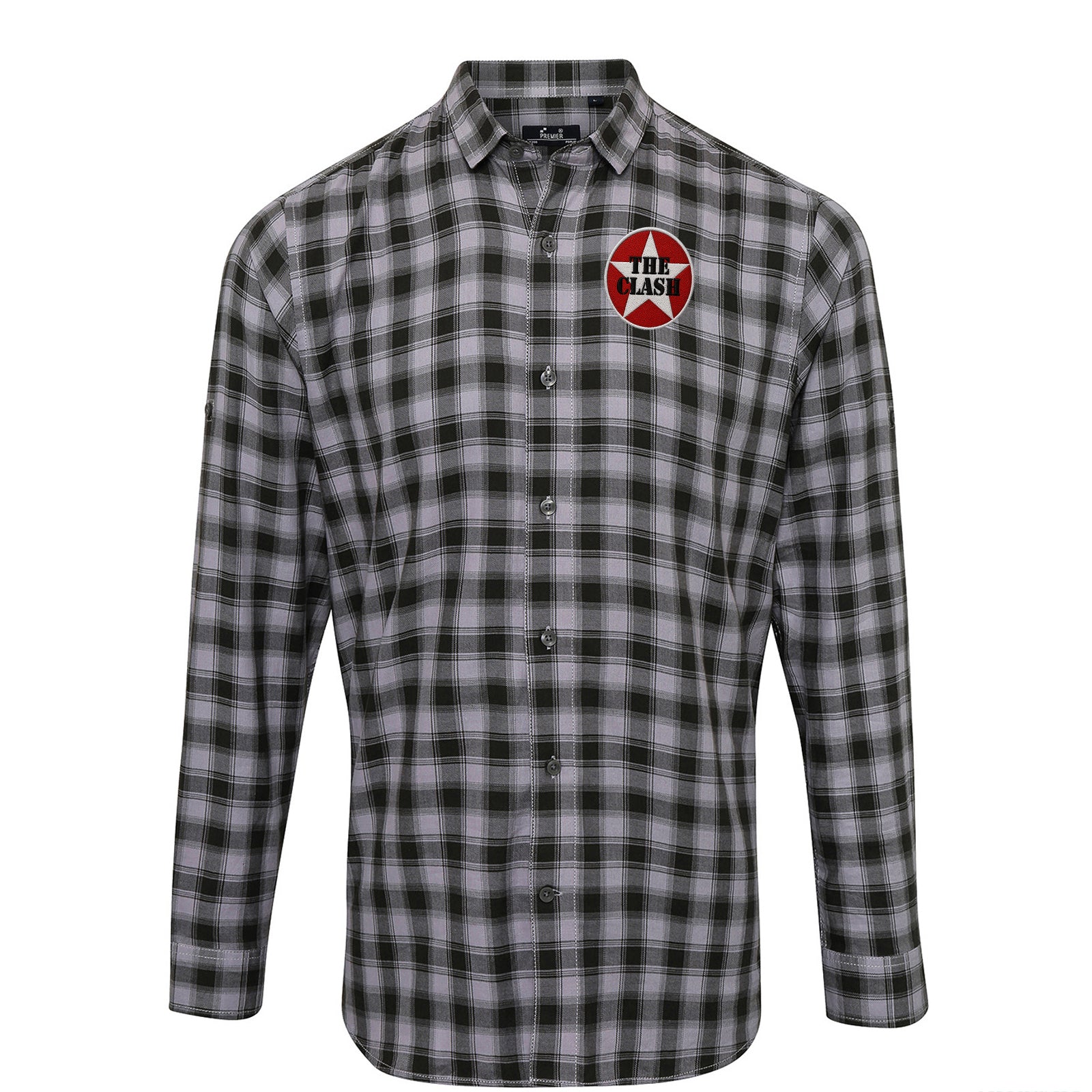 The Clash Band Check Long Sleeve Shirt 