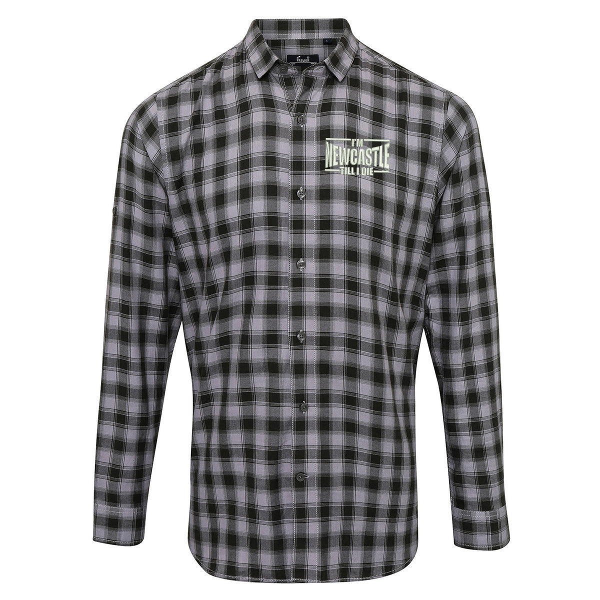 I'm Newcastle Till I Die Long Sleeve Mulligan Check Shirt