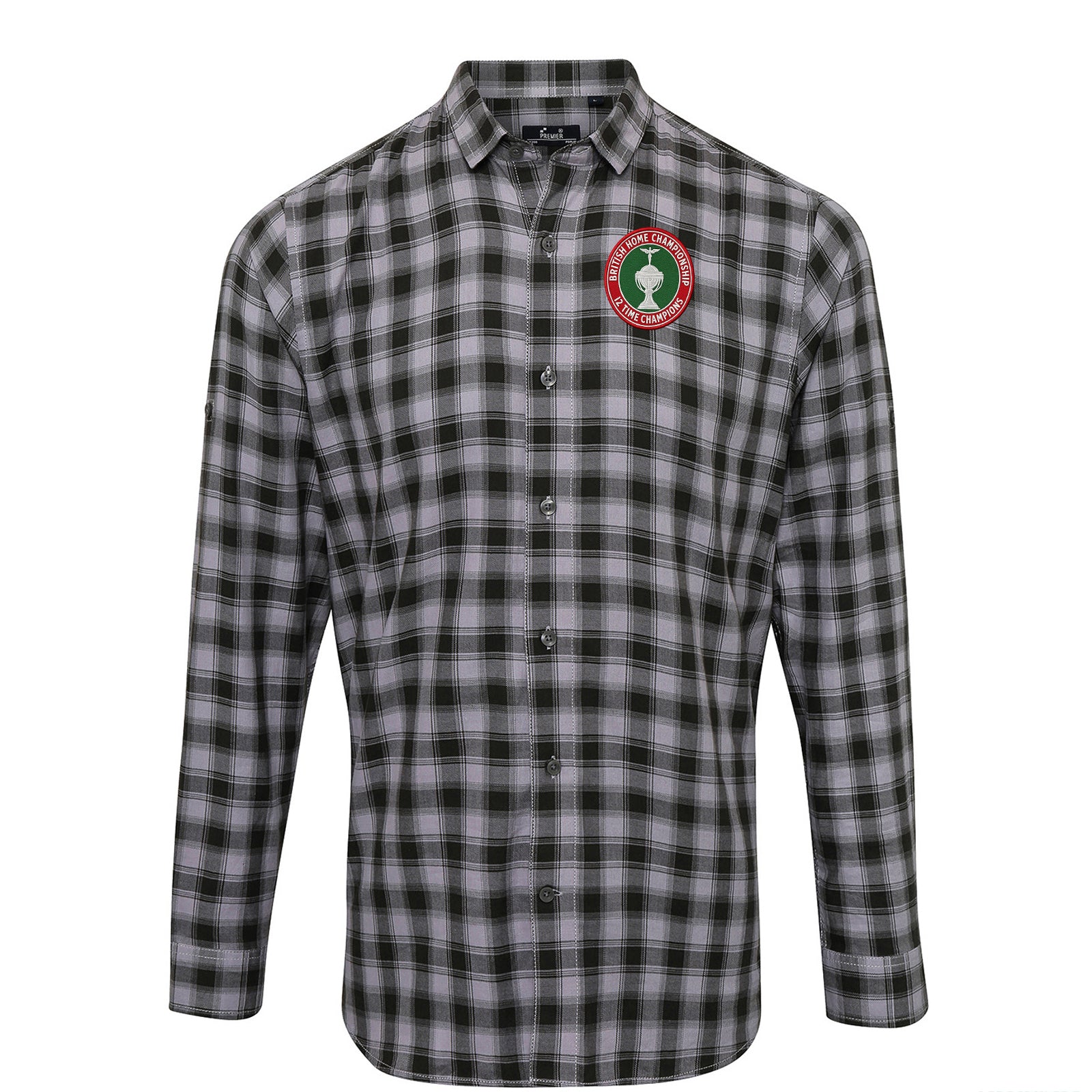 Vintage Wales Football Check Long Sleeve Shirt 