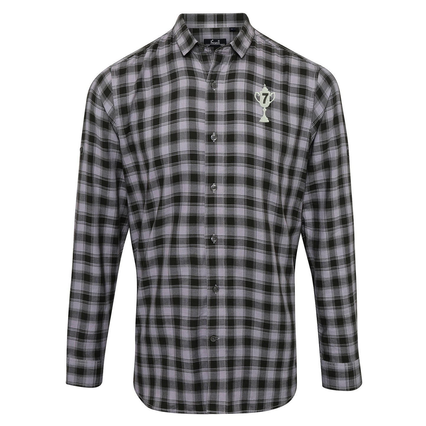 Aberdeen 7 Time Scottish Cup Long Sleeve Check Shirt