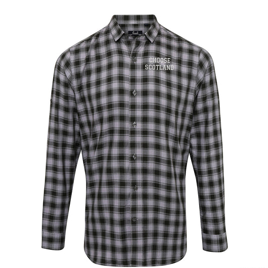 Choose Scotland Check Long Sleeve Shirt 