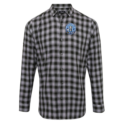 Man City League Cup Winners 2026 Check Long Sleeve Shirt