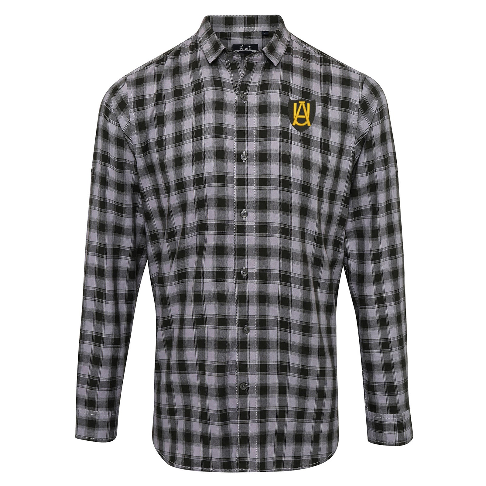 Cambridge Abbey United 1947 Embroidered Long Sleeve Check Shirt