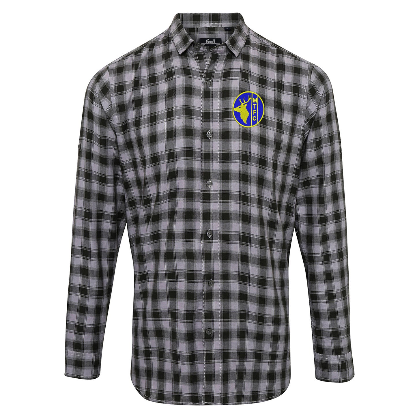 Retro Mansfield 1984 Check Long Sleeve Shirt