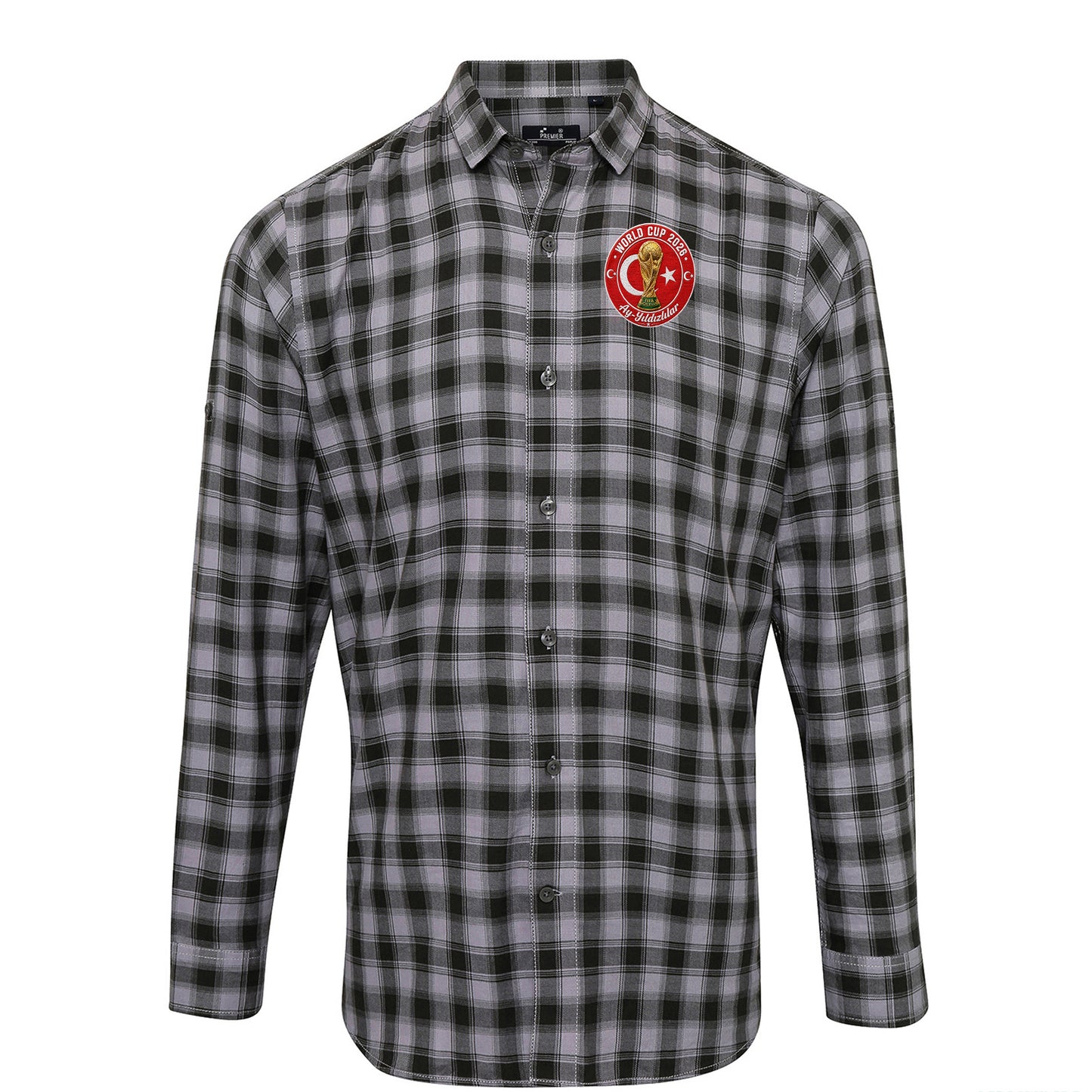 Turkey World Cup 2026 Football Check Long Sleeve Shirt 