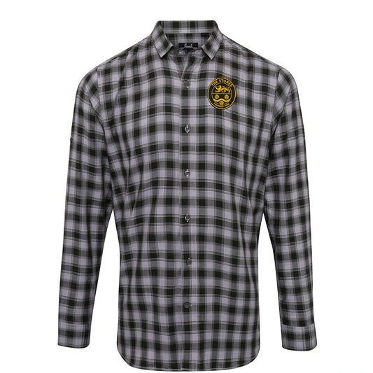 Newport County Football Check Long Sleeve Shirt
