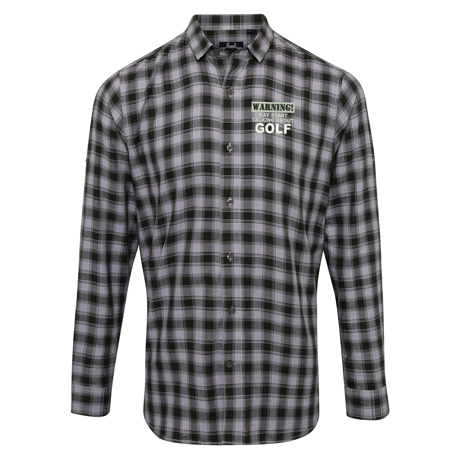 Golf Fan Check Long Sleeve Shirt