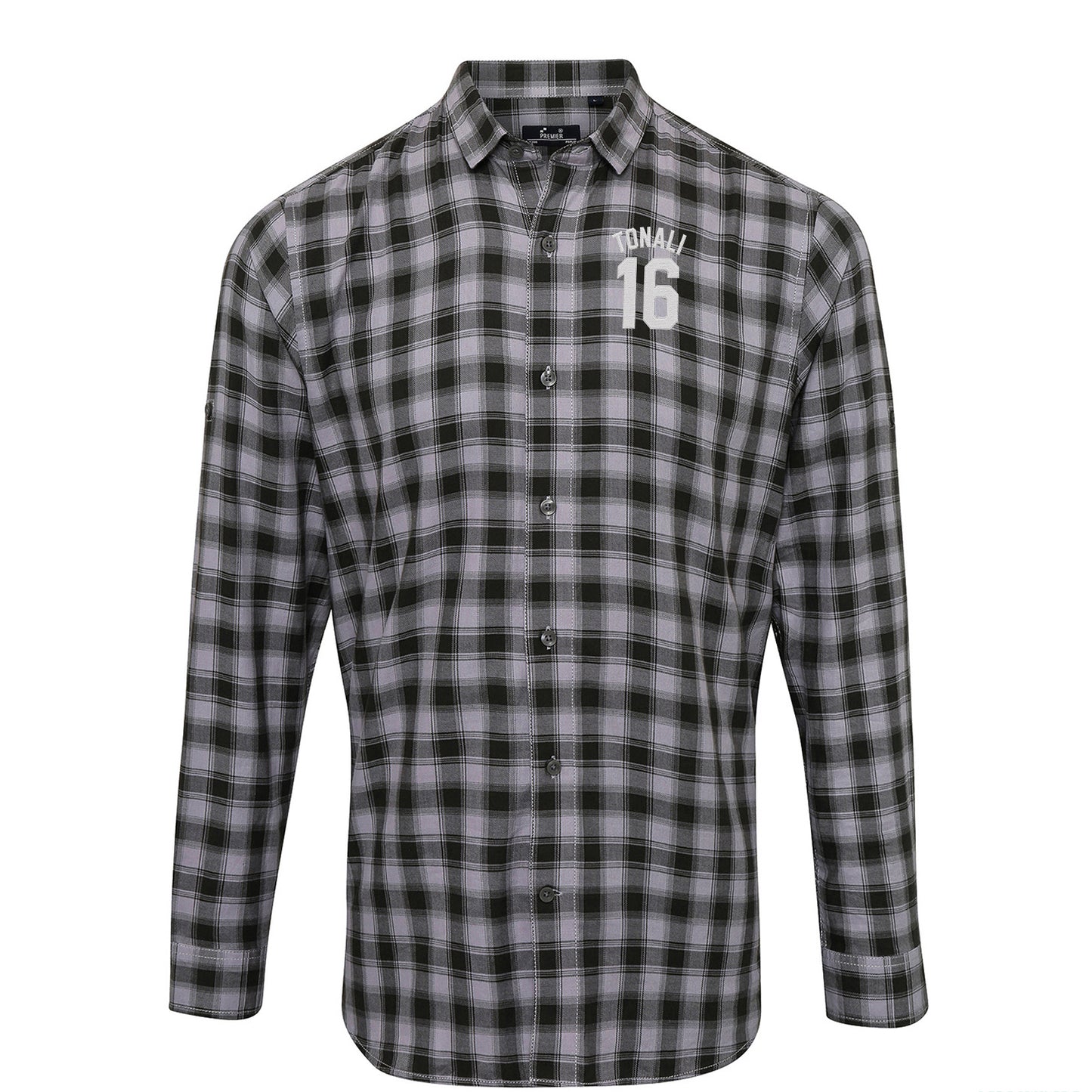 Sandro Tonali Tottenham Football Check Long Sleeve Shirt