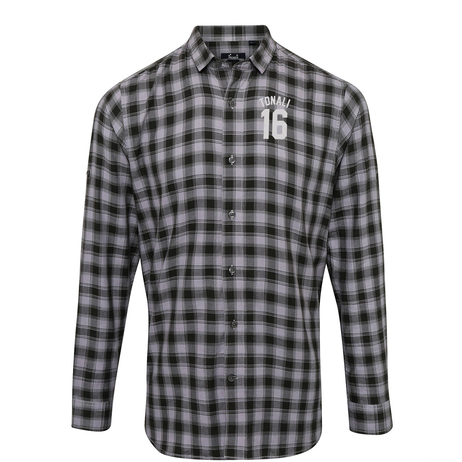 Sandro Tonali Tottenham Football Check Long Sleeve Shirt