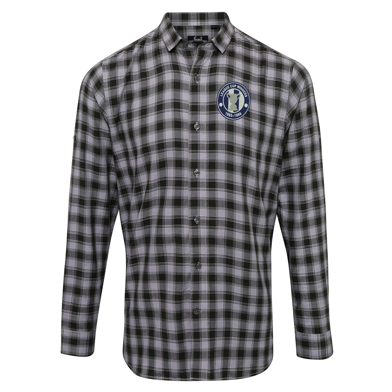 West Brom League Cup Check Long Sleeve Shirt