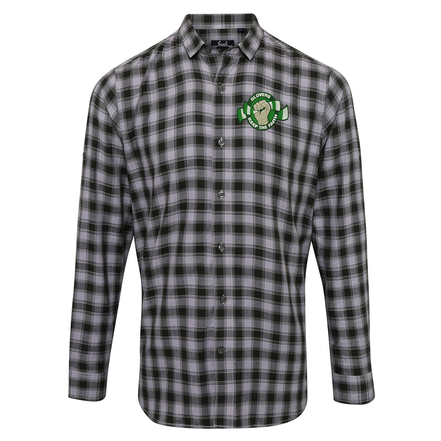 Yeovil Town Football Check Long Sleeve Shirt