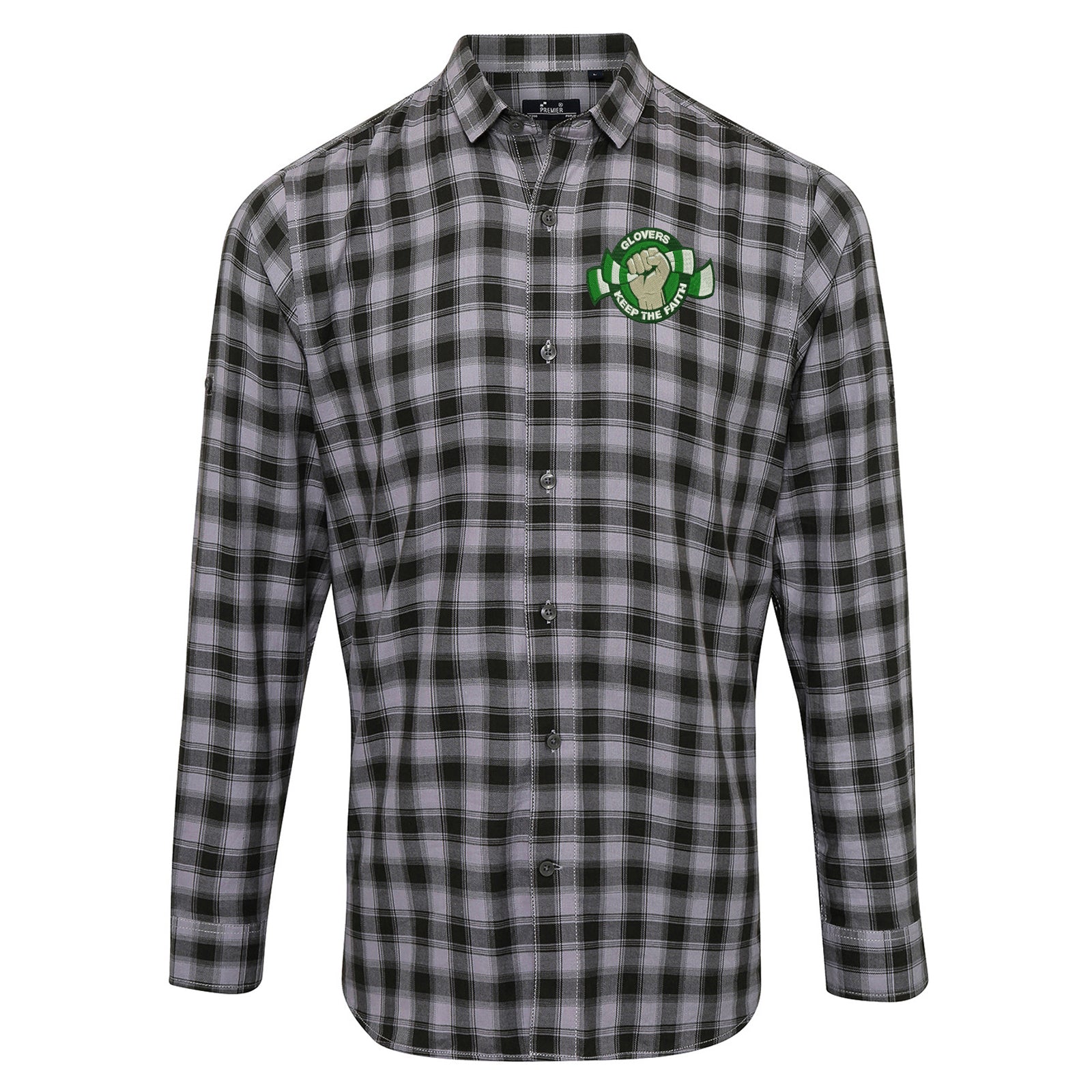 Yeovil Town Football Check Long Sleeve Shirt