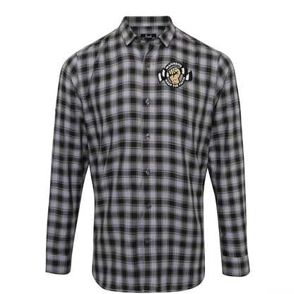 Grimsby Town Football Check Long Sleeve Shirt
