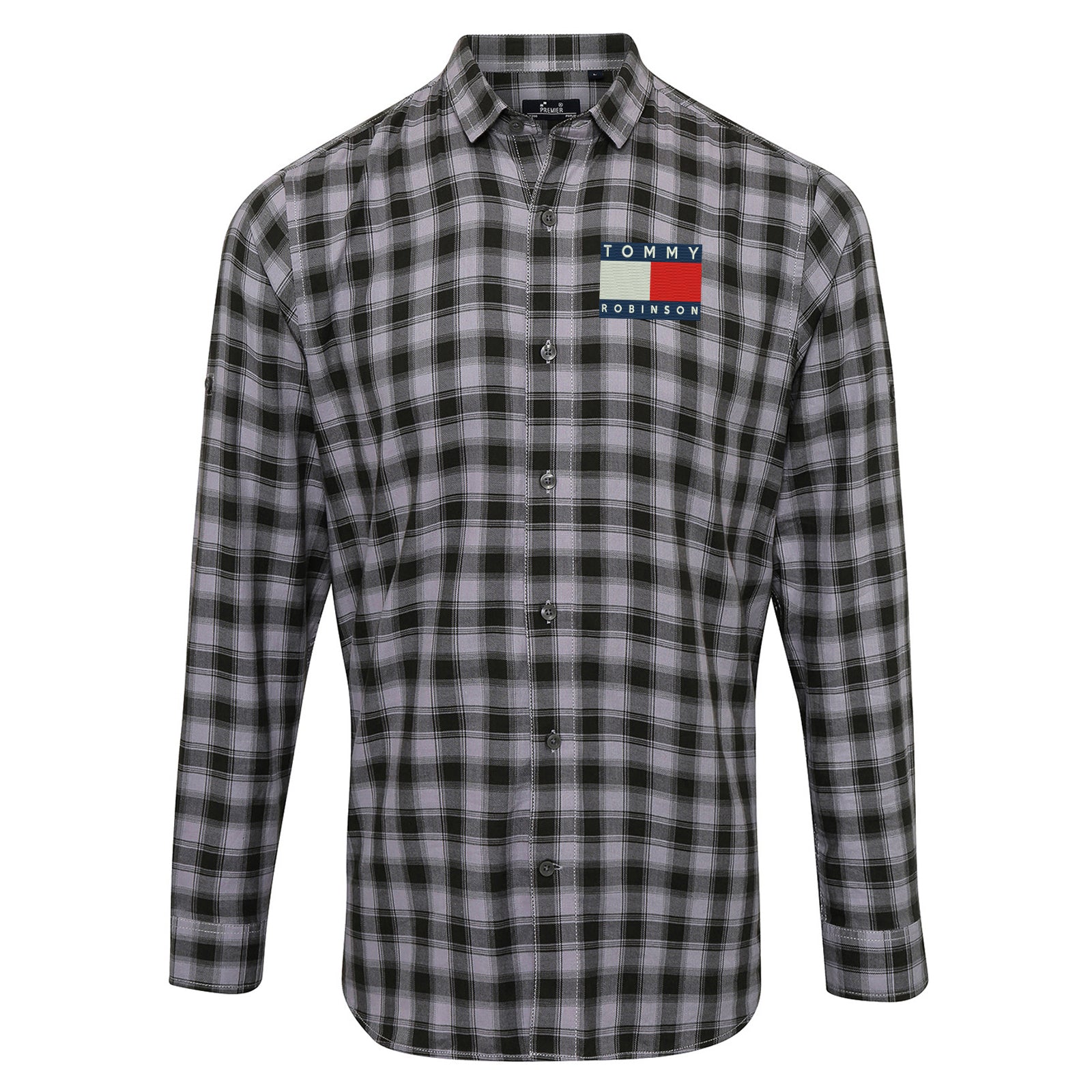 Tommy Robinson Check Long Sleeve Shirt
