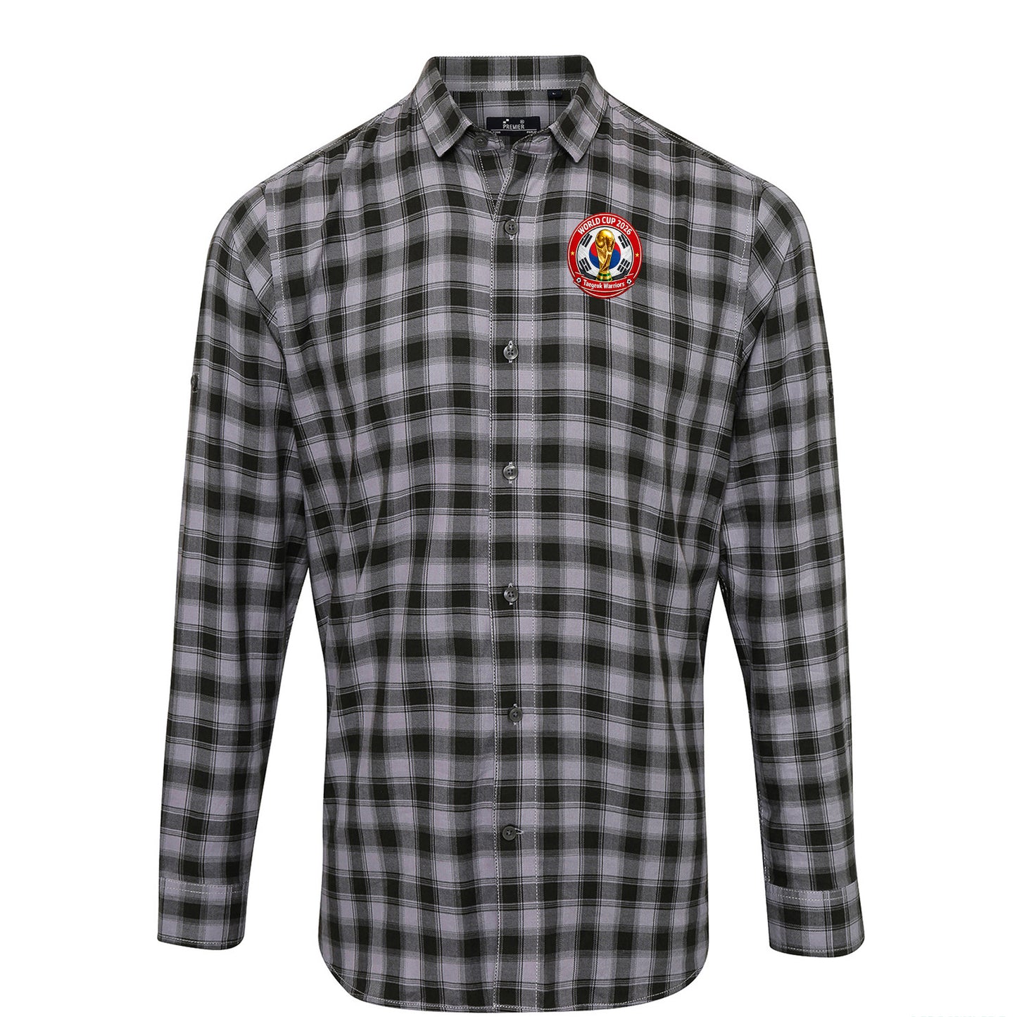 South Korea World Cup 2026 Check Long Sleeve Shirt