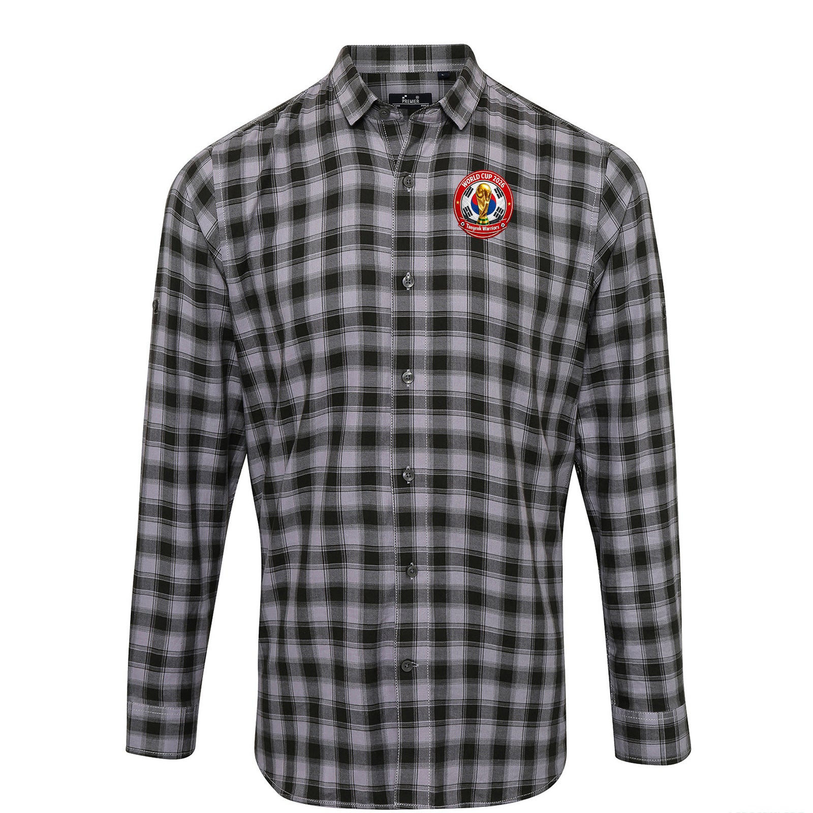 South Korea World Cup 2026 Check Long Sleeve Shirt