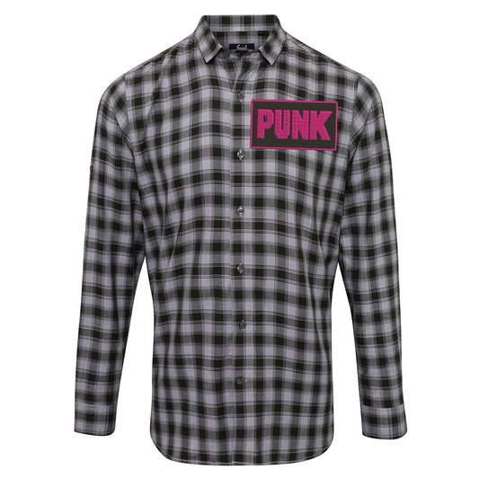 CM Punk Check Long Sleeve Shirt 
